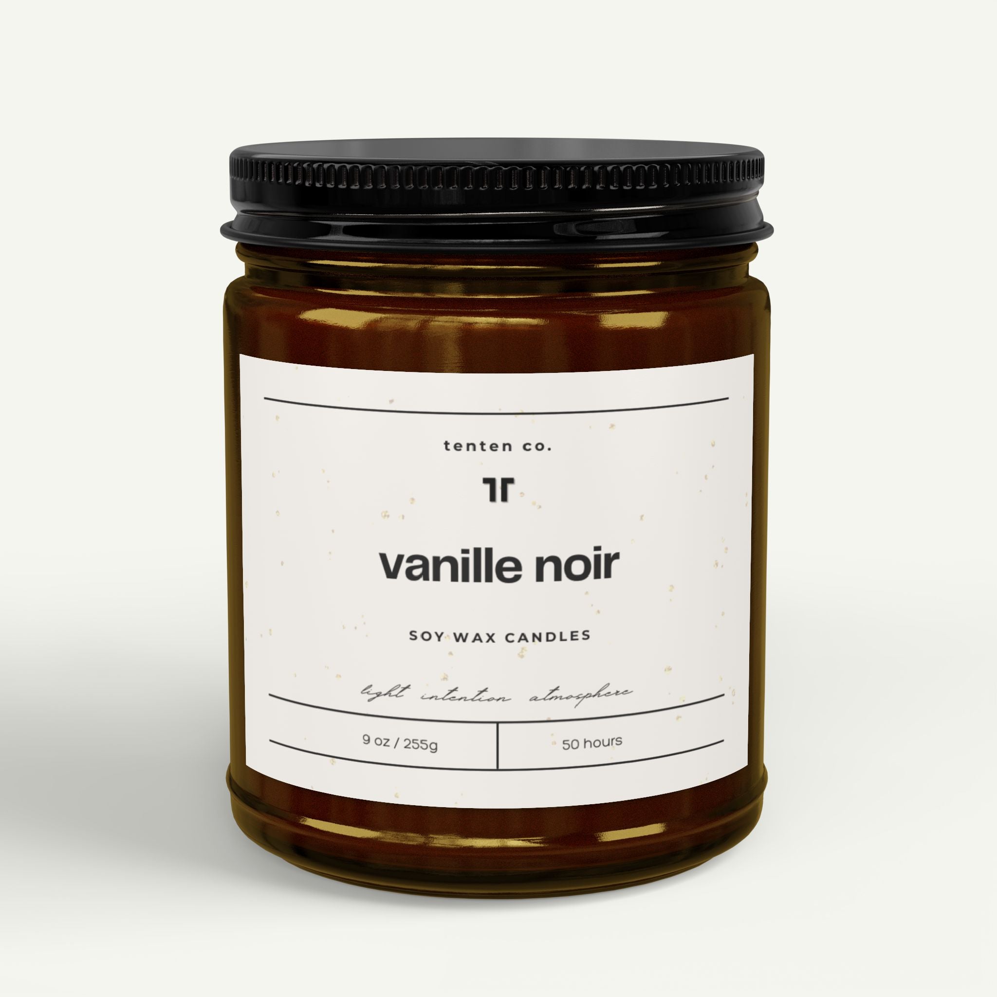 Vanilla Bean & Amber   Scented Soy Candle  (4oz & 9oz)