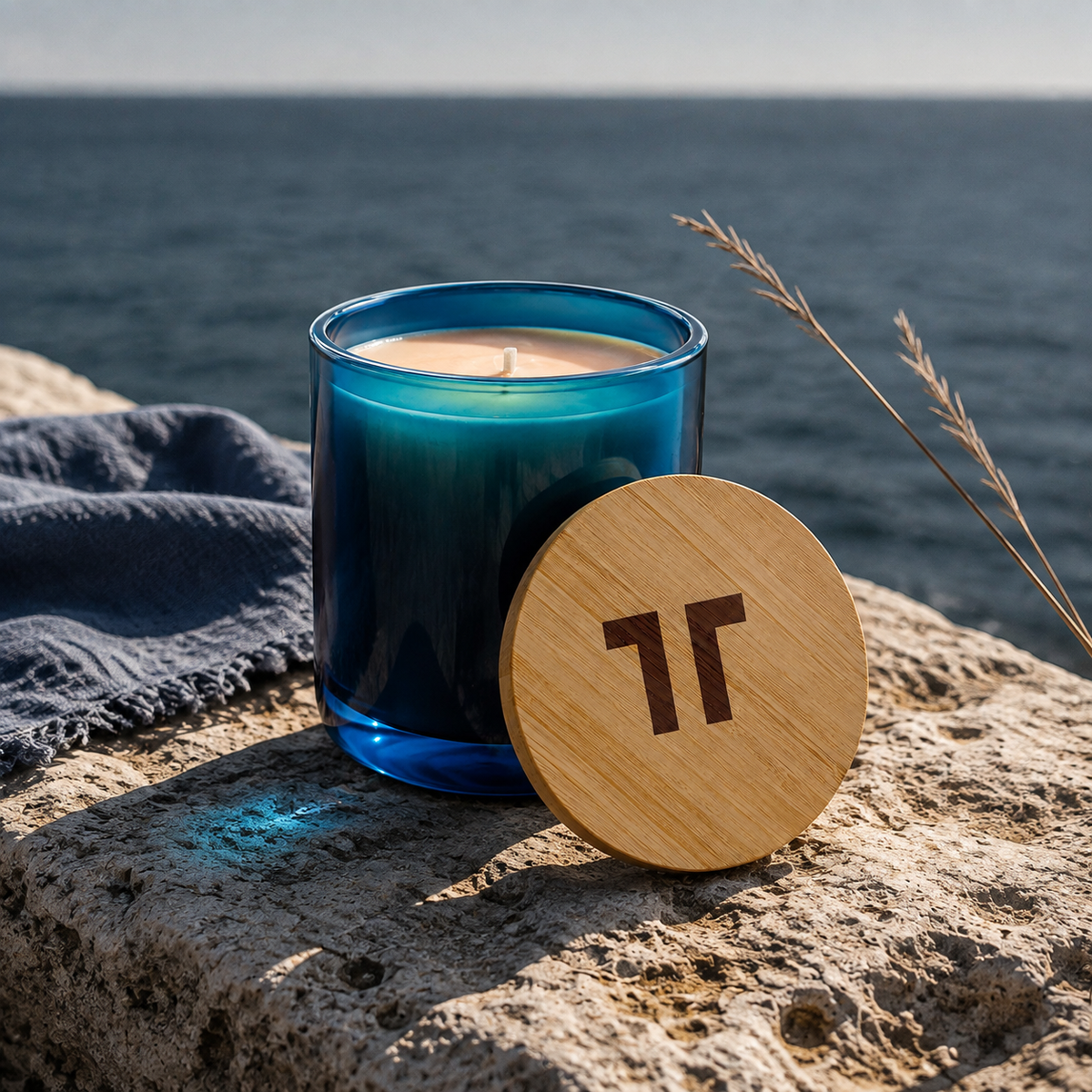 Leighton Blue in Deep Pacific glass — The Westerly Set by TenTen